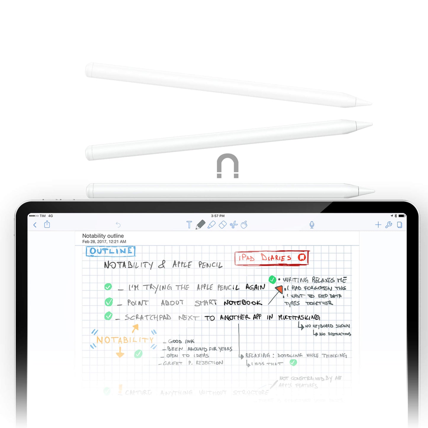 Acefast Universal Active Stylus Pen Magnetic Low Latency Touchscreen V1