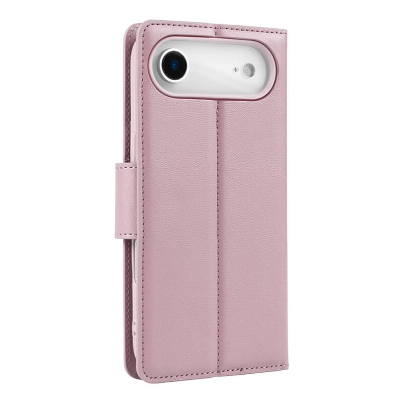 Compatible with iPhone 17 Air Hanman Mill Series Leather Wallet Flip Case