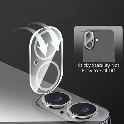 Compatible with iPhone 17 Pro Max 9H Transparency Tempered Glass Camera Lens Cover Protector