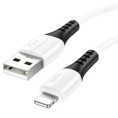 Hoco Silicone Charging Data Cable USB-A to Lightning 1m X82