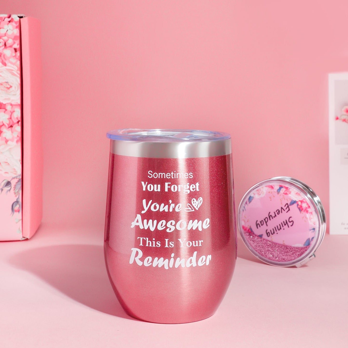 Rosy Aroma Candle Bath Gift Box