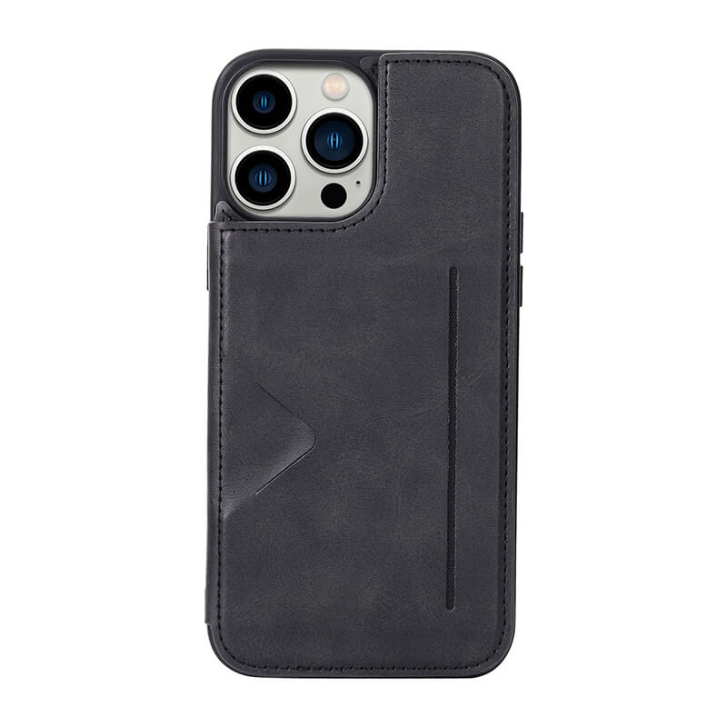 Mika Series PU Leather Wallet Stand Compatible with iPhone 16 Pro Case with Magnetic Close