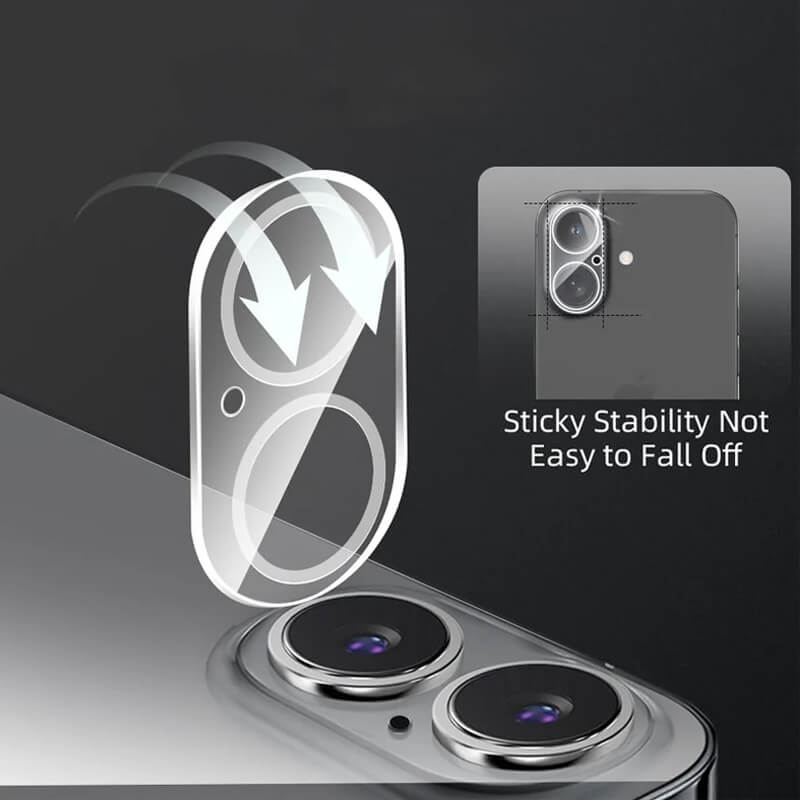 Compatible with iPhone 13 Pro 9H Transparency Tempered Glass Camera Lens Cover Protector