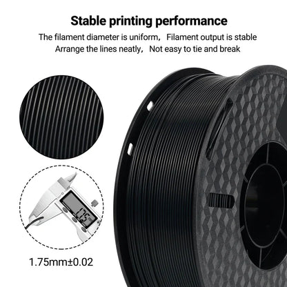 3D Printer Filament PETG (Black)