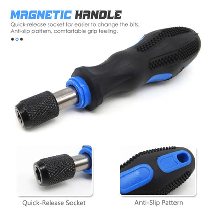 Extended Screwdriver Set 24 in 1 Bits Self-Locking Magnetic Handle