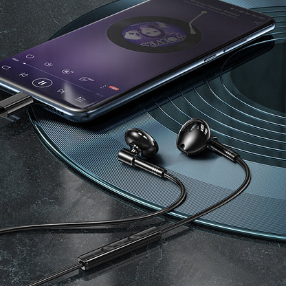 Mobie Transsion Type-C Digital Decoding Flat Ear Metal Wired Headphones EP60