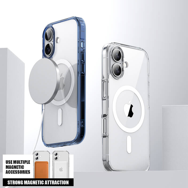 Aurora Magnetic Series Crystal Transparent Compatible with iPhone 17 Case