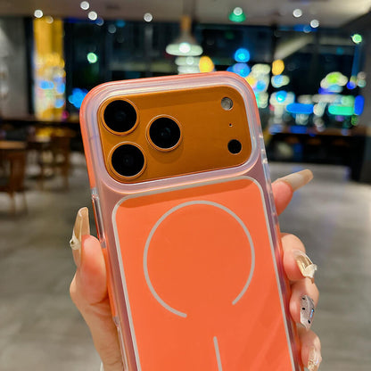 Compatible with iPhone 17 Pro Aurora Pure Series Magnetic Phone Case