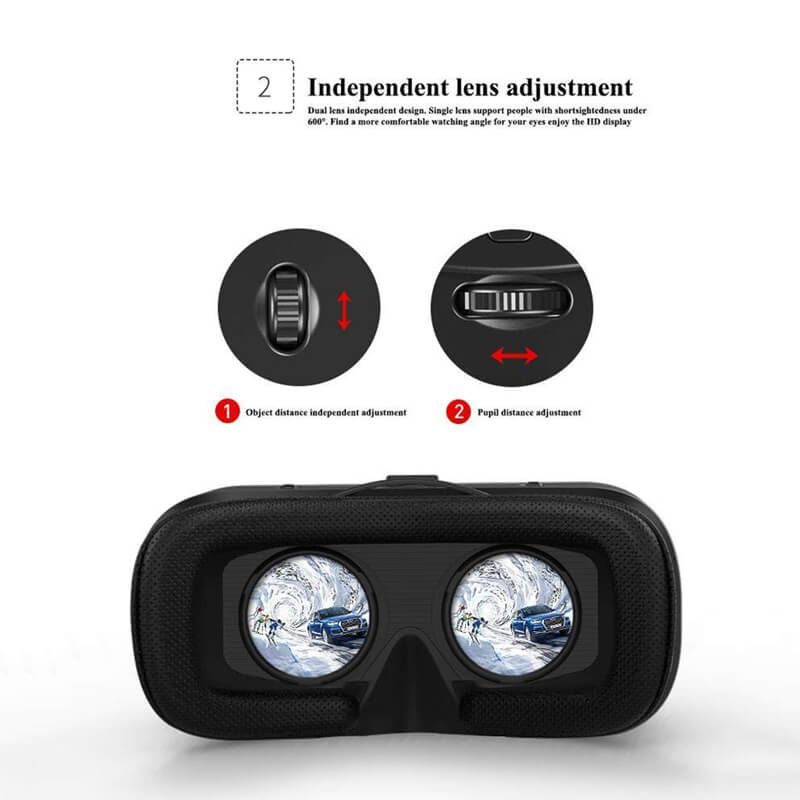 VR Headset Compatible with iPhone & Android - 360 Virtual Reality Goggles SC-G04