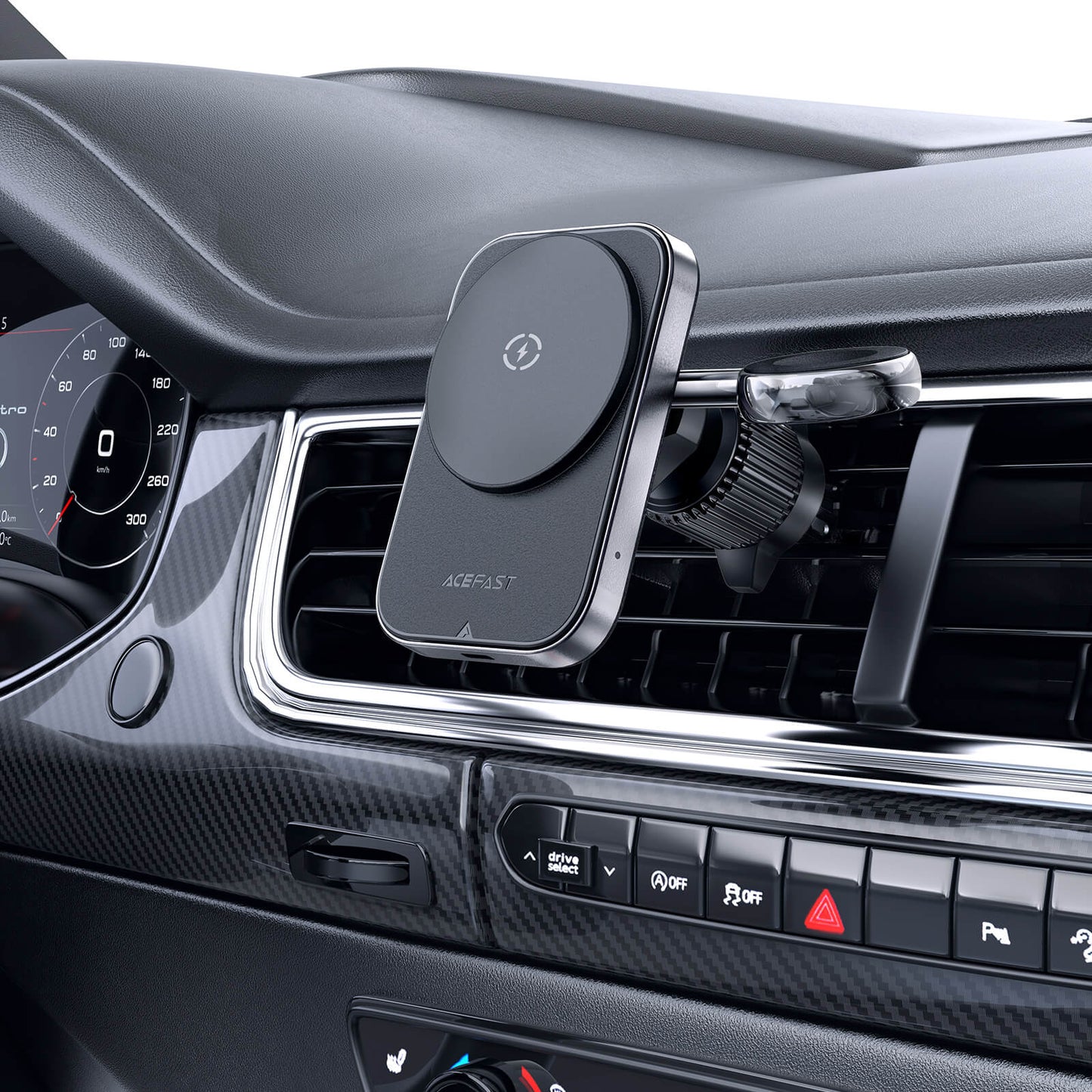 Acefast 2-in-1 Car Magnetic Wireless Watches Phones Charging Stand D18