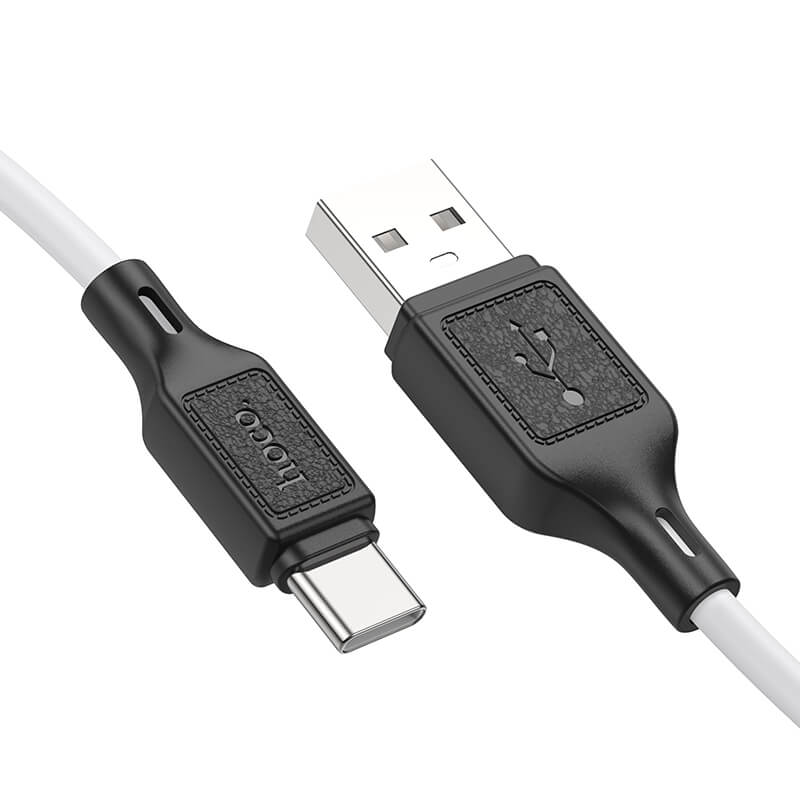 Hoco Cool Silicone USB-A to Type-C Charging Data Cable X90