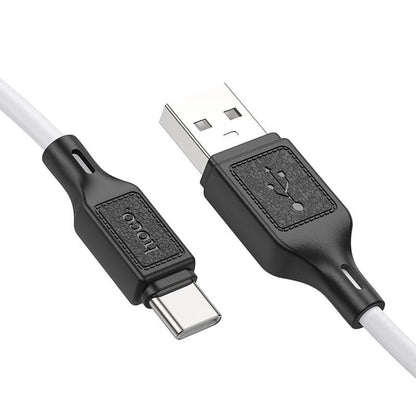 Hoco Cool Silicone USB-A to Type-C Charging Data Cable X90