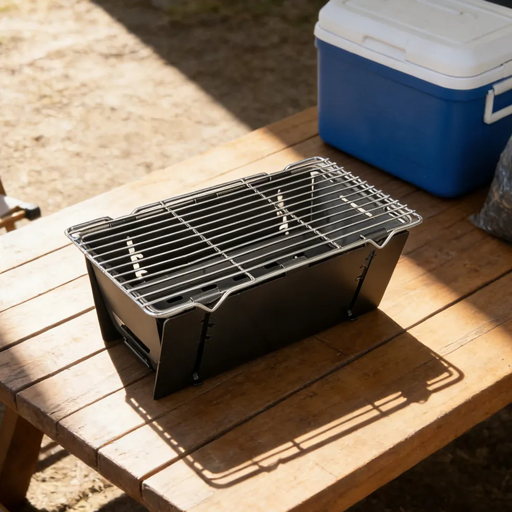 Portable Foldable Barbecue Grill – Lightweight BBQ for Camping & Picnics BST1041