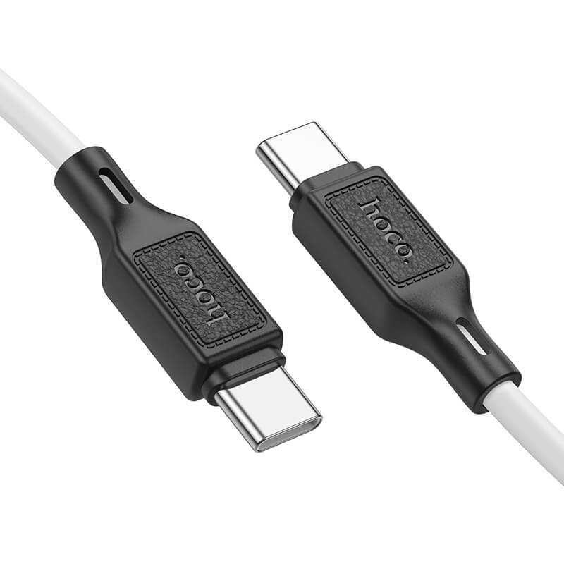 Hoco Cool 60W Silicone Charging Data Cable for Type-C to Type-C X90