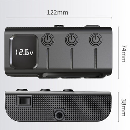 Car cigarette lighter 3-port USB independent switch PD smart fast charging 120W