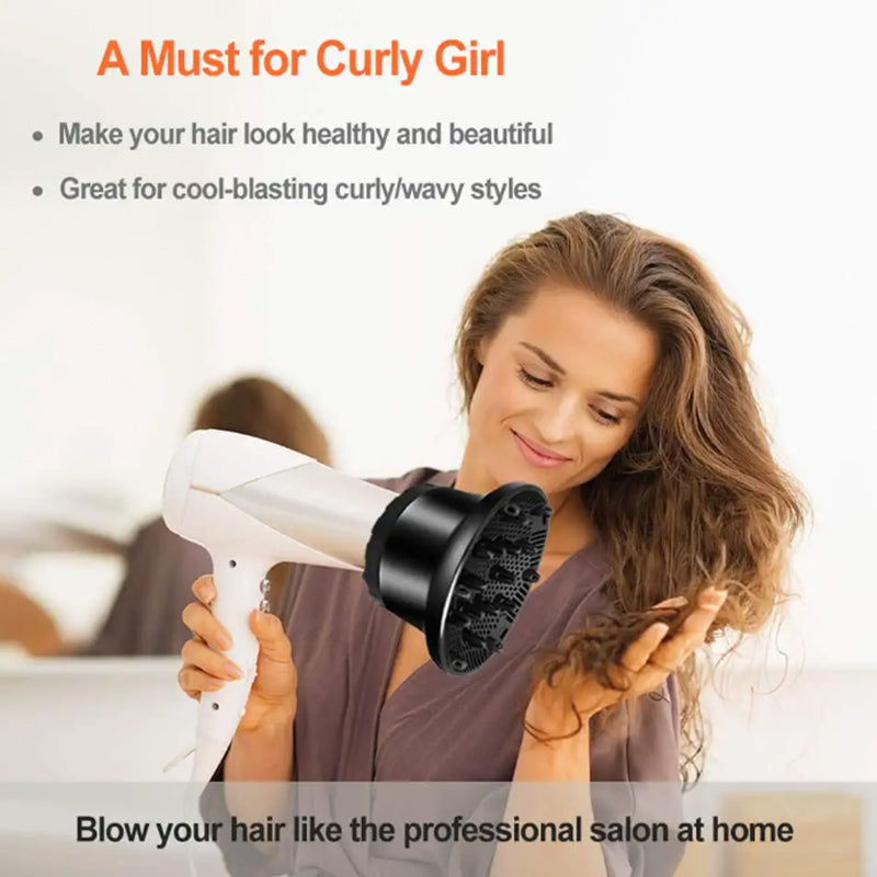 Universal Hair Diffuser Hair Dryer Diffuser Attachment for Curly and Wavy hair B