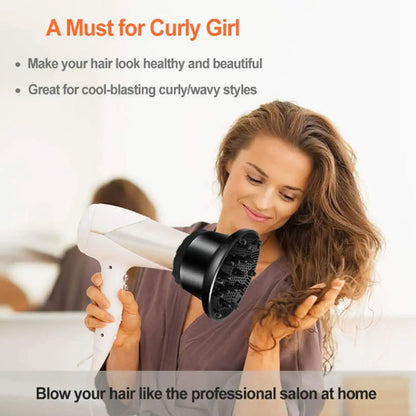 Universal Hair Diffuser Hair Dryer Diffuser Attachment for Curly and Wavy hair B