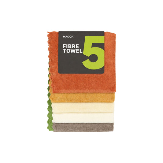 Frankly Cotton Fibre Cleaning Cloths – Set of 5