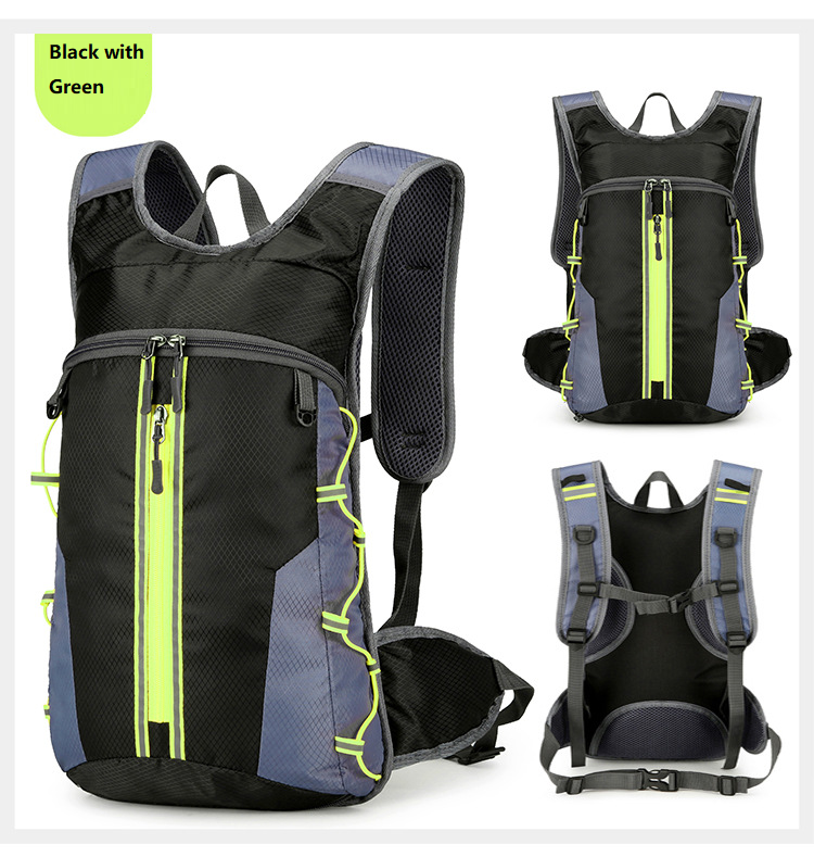 Hydration Backpack with 2L Water Bladder - 10L Hiking & Cycling Rucksack BDXJ50112