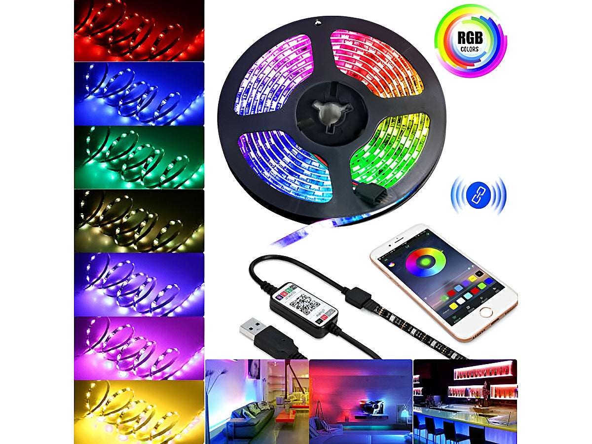 LED strip Light RGB 5M App Control