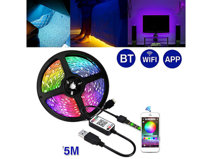 LED strip Light RGB 5M App Control