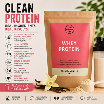 Whey Protein Powder - Vanilla 1kg