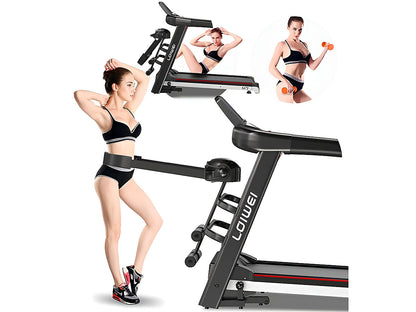 Multifunctional Foldable Treadmill 120 kg Capacity