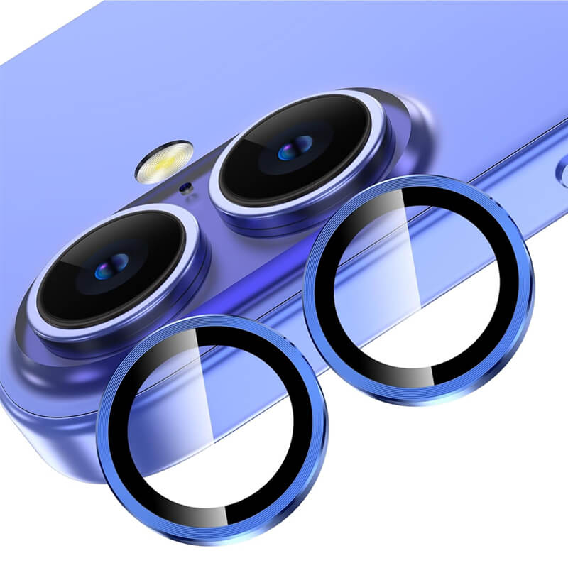 Compatible with iPhone 17 Pro Max 9H Multicolor Tempered Glass Individual Camera Lens Cover Protector