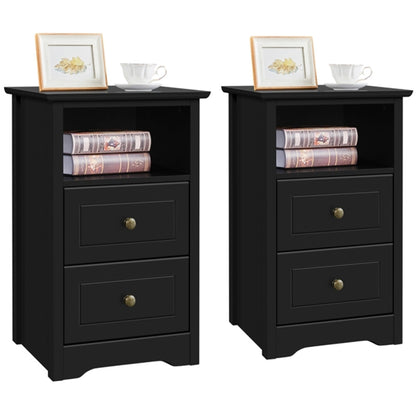 2pcs Bedside Table Sofa Side Table