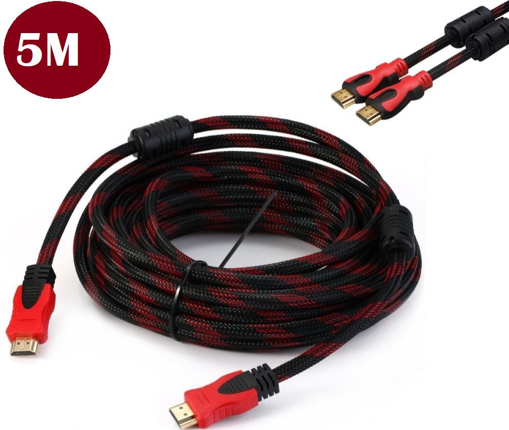 5 meters HDMI Cable for Monitors Projectors TV