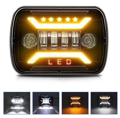 7 Inch Beam 5x7'' 7x6'' Led With Low Beam Turn H6054 Etc 7x6 With Xj Car Low Led