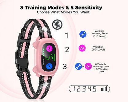Smart No-Bark Dog Training Collar