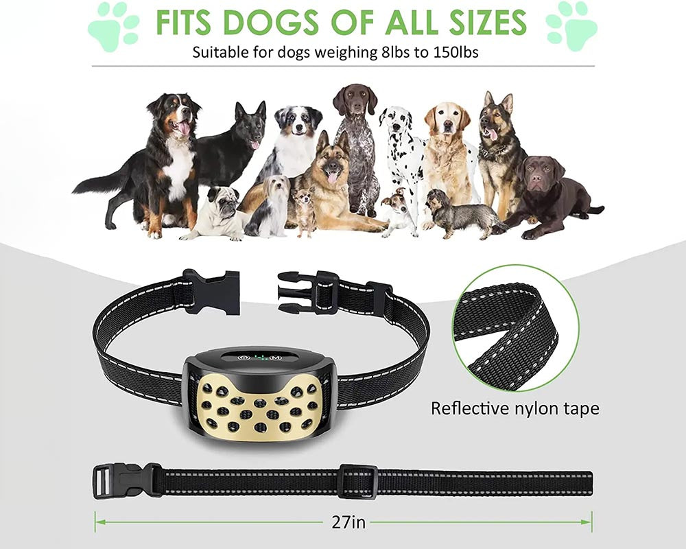 No-Bark Dog Training Collar