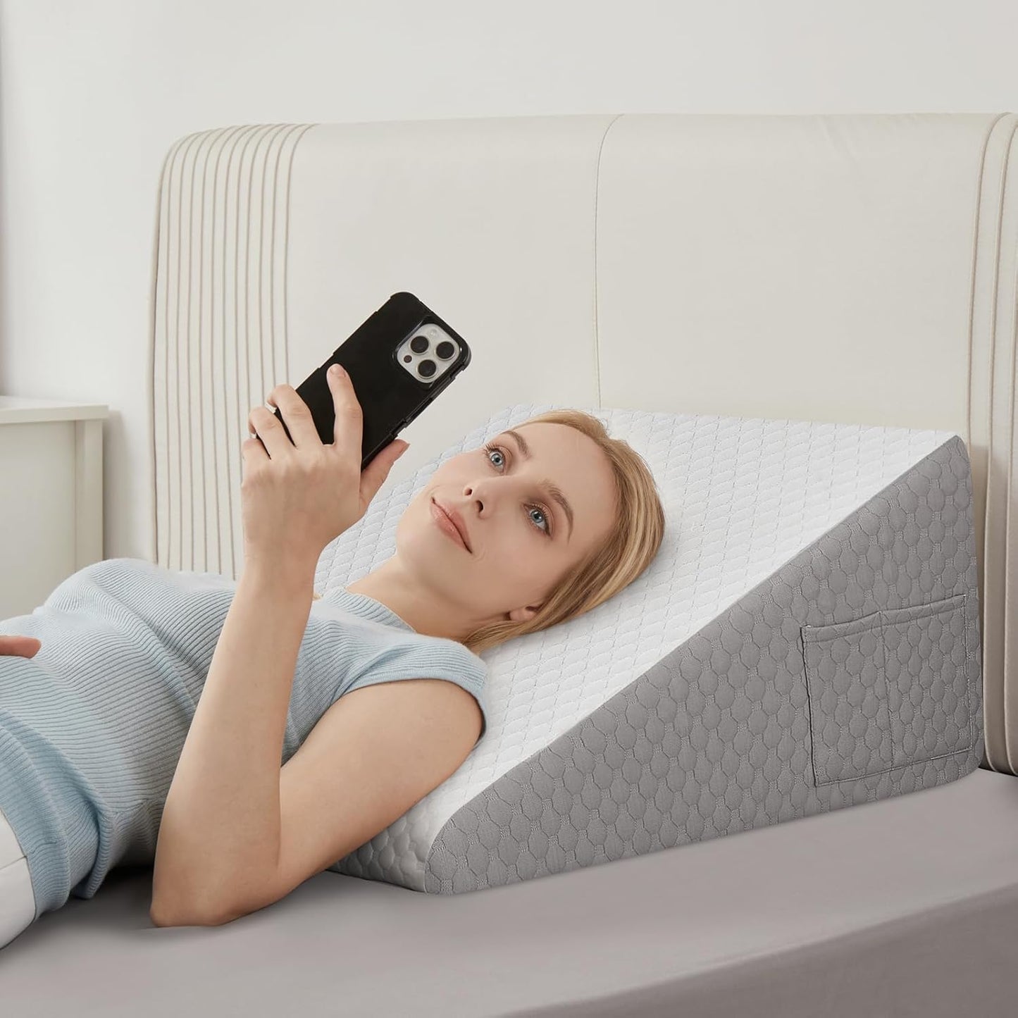 Wedge Pillow Memory Foam Cool Gel Adjuastable Cushion