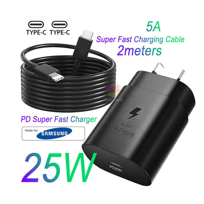 Samsung 25W Fast Charger With Type C Cable Replacement