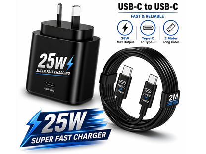 Samsung 25W Fast Charger With Type C Cable Replacement