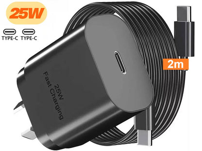 Samsung 25W Fast Charger With Type C Cable Replacement