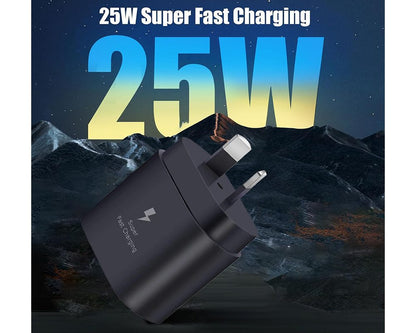 Samsung 25W Fast Charger With Type C Cable Replacement