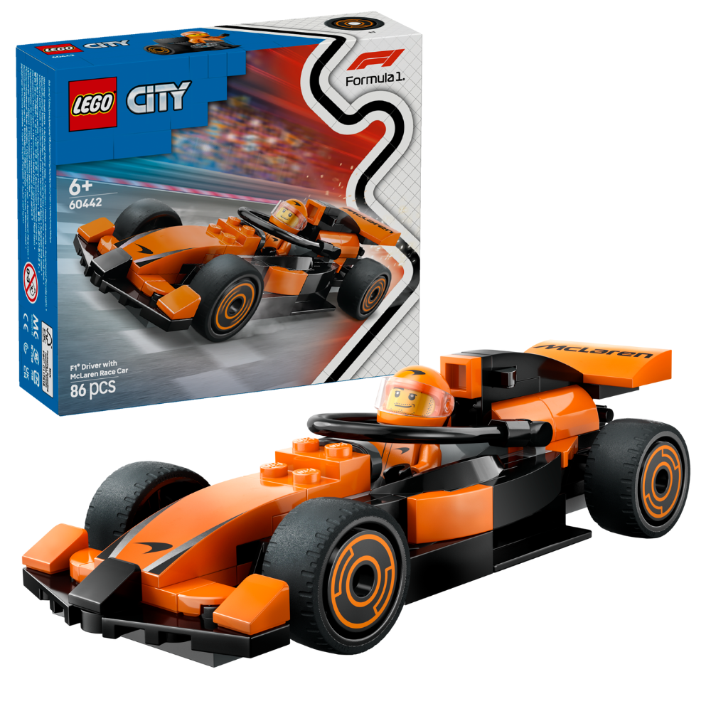LEGO City: F1 Driver with McLaren Race Car (60442)