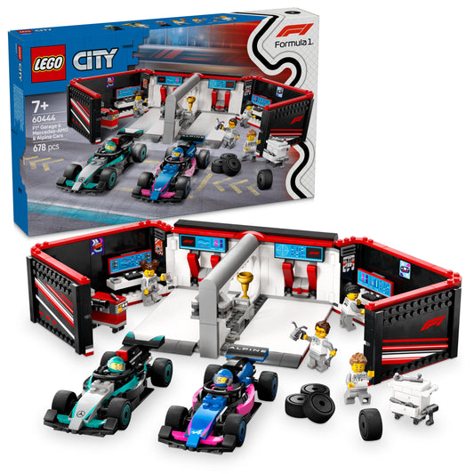 LEGO City: F1 Garage & Mercedes-AMG and Alpine Cars (60444)