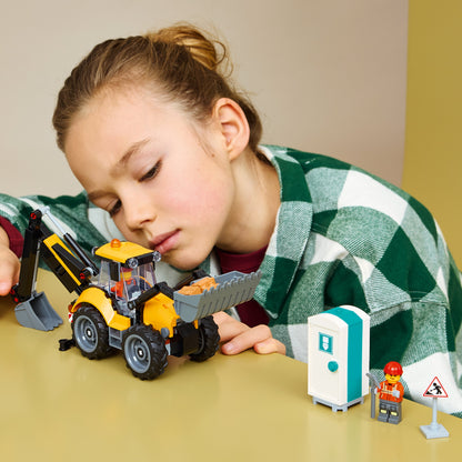 LEGO City: Yellow Backhoe Loader (60480)