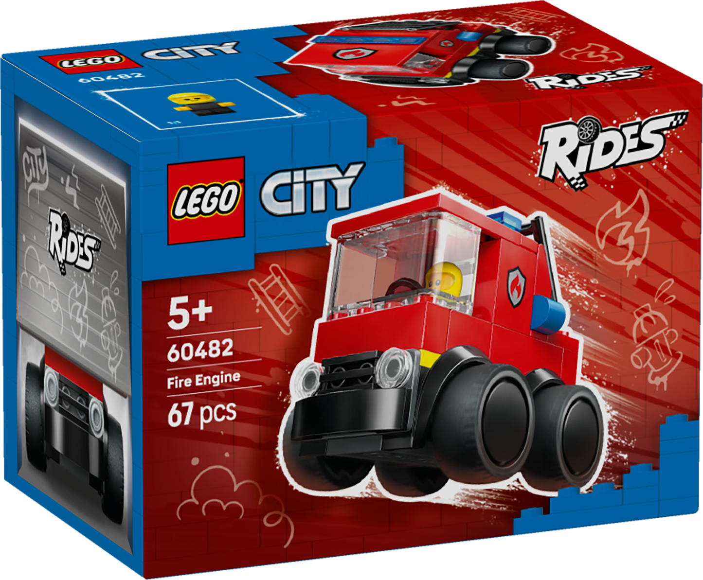 LEGO City: Rides Fire Engine (60482)