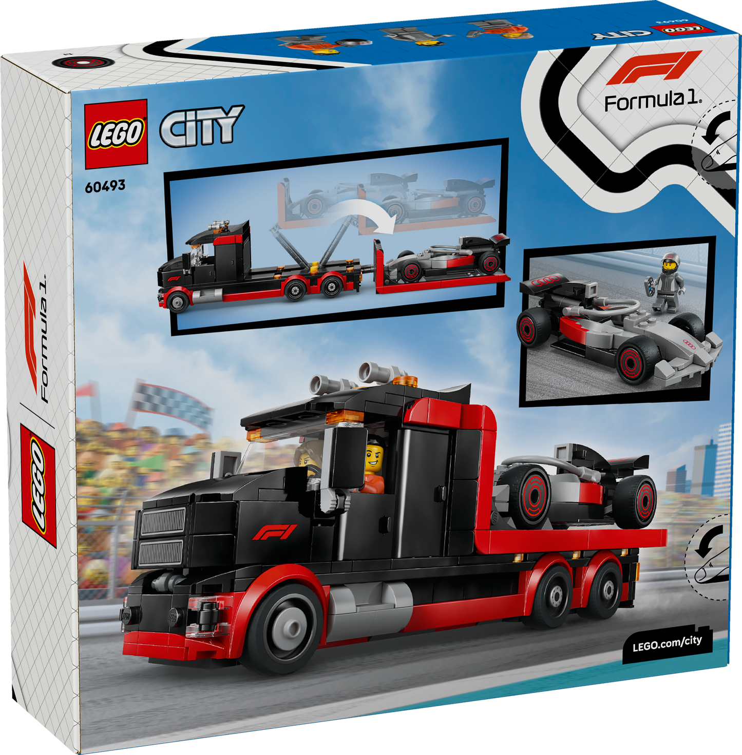 LEGO City: F1 Display Truck with Audi F1 Race Car (60493)