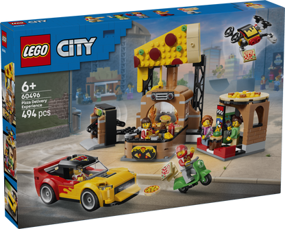 LEGO City: Pizza Delivery Experience with Vehicles (60496)
