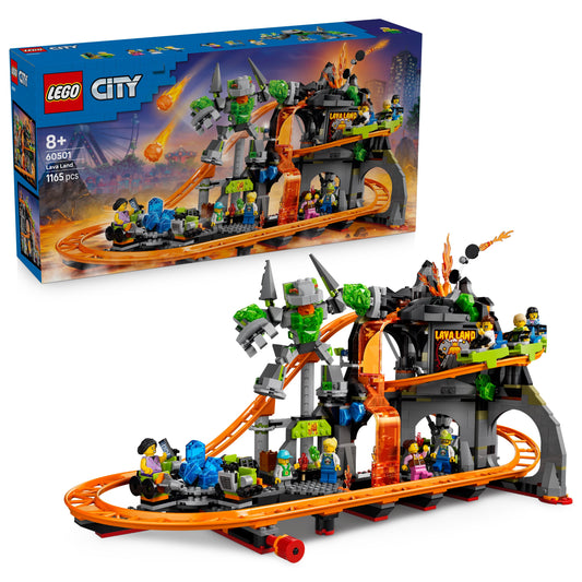 LEGO City: Lava Land Roller Coaster Park (60501)