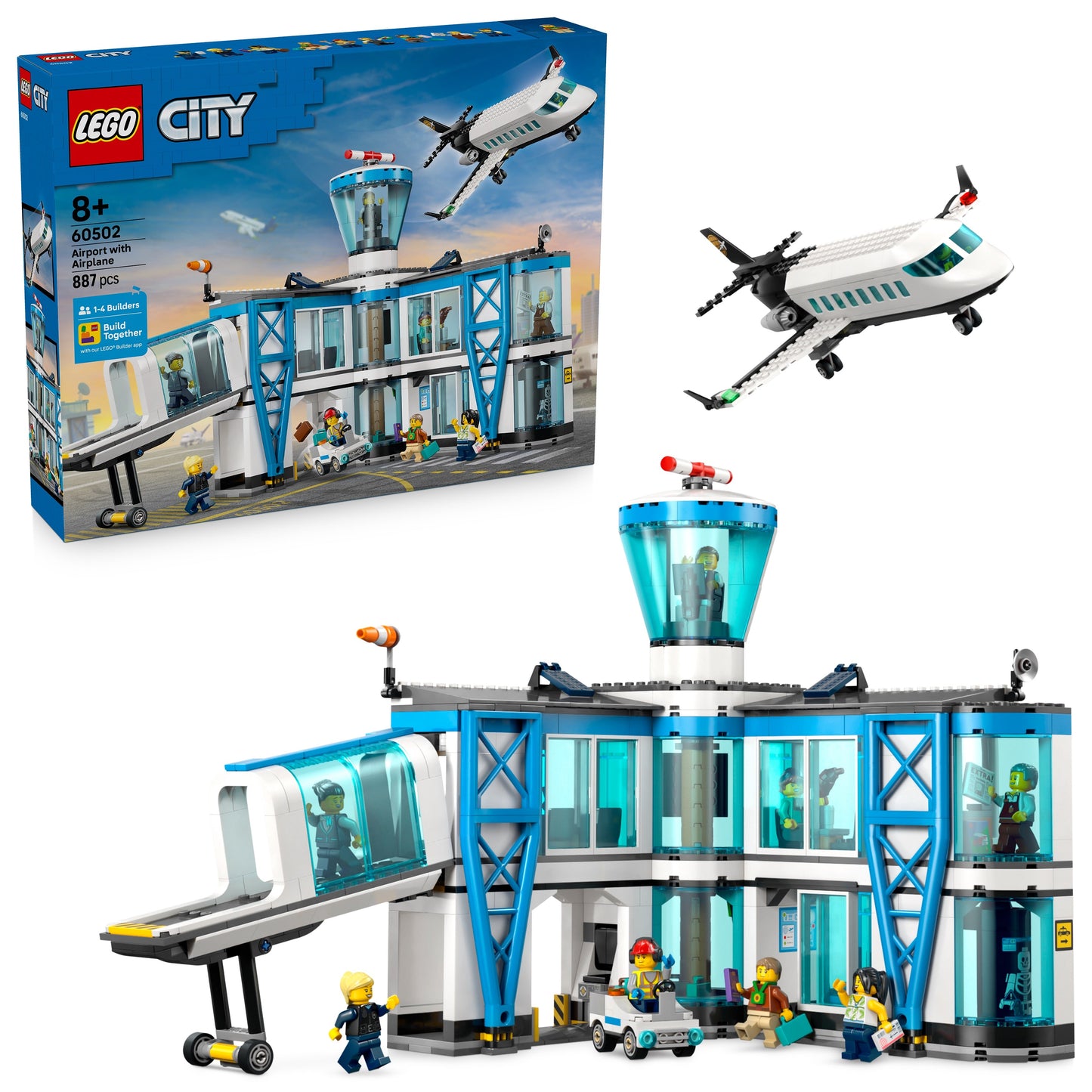 LEGO City: Airport with Airplane (60502)