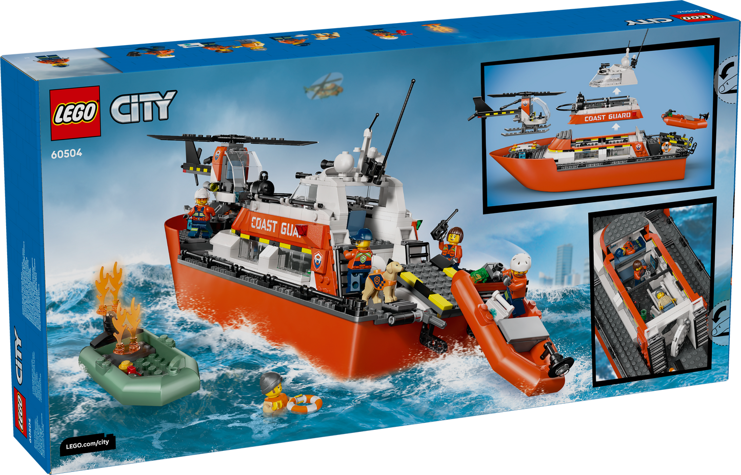 LEGO City: Coast Guard Rescue Boat & Helicopter (60504)