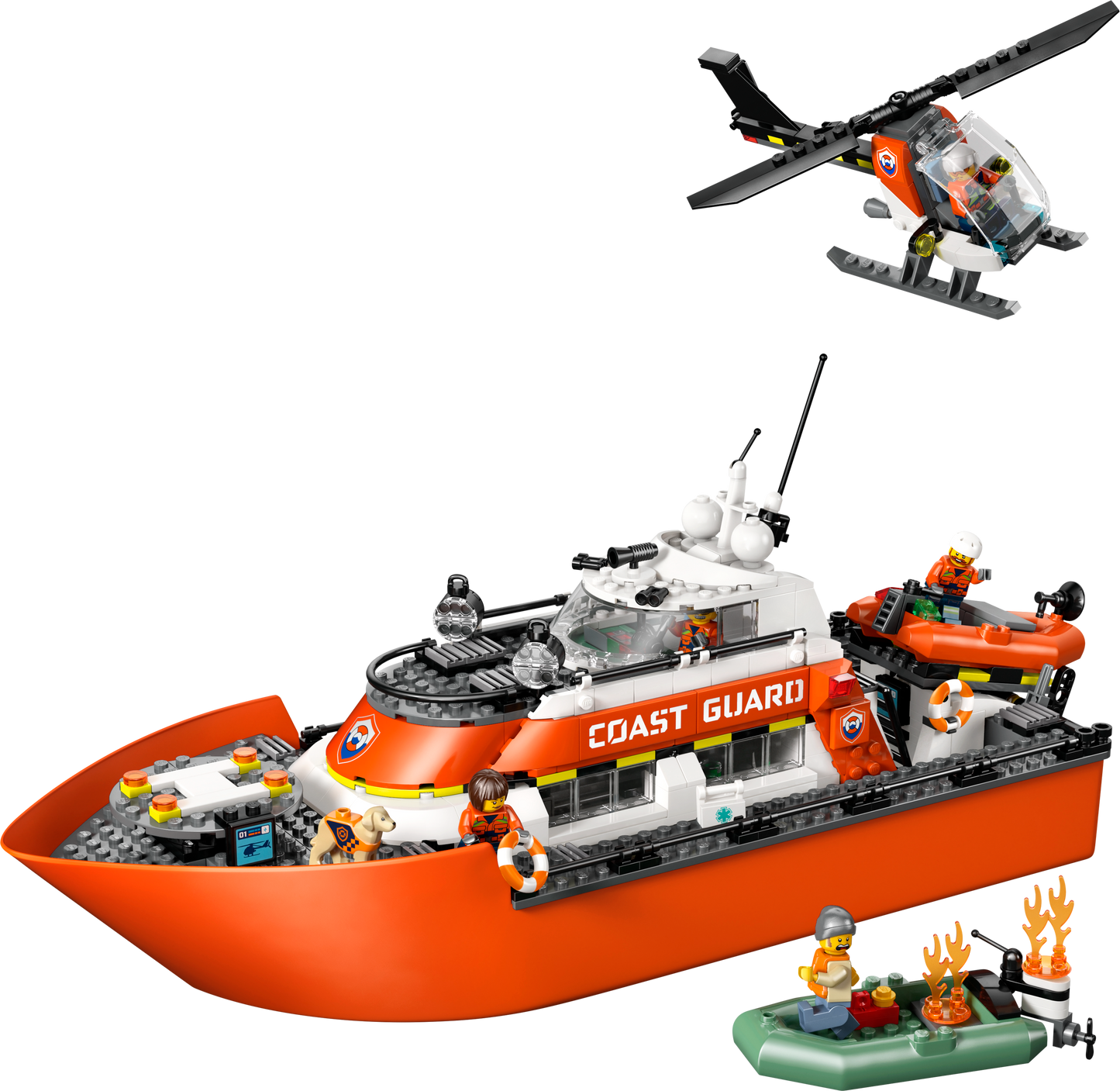 LEGO City: Coast Guard Rescue Boat & Helicopter (60504)