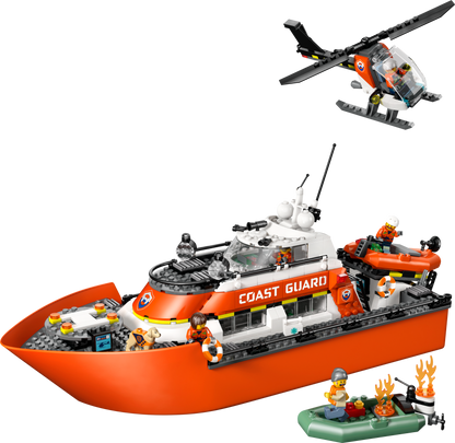 LEGO City: Coast Guard Rescue Boat & Helicopter (60504)