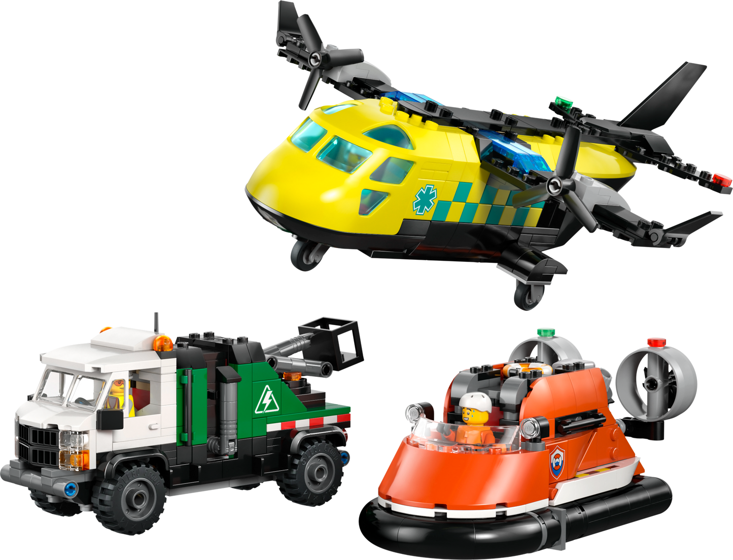 LEGO City: Airplane Service Truck and Hovercraft Remix (60505)
